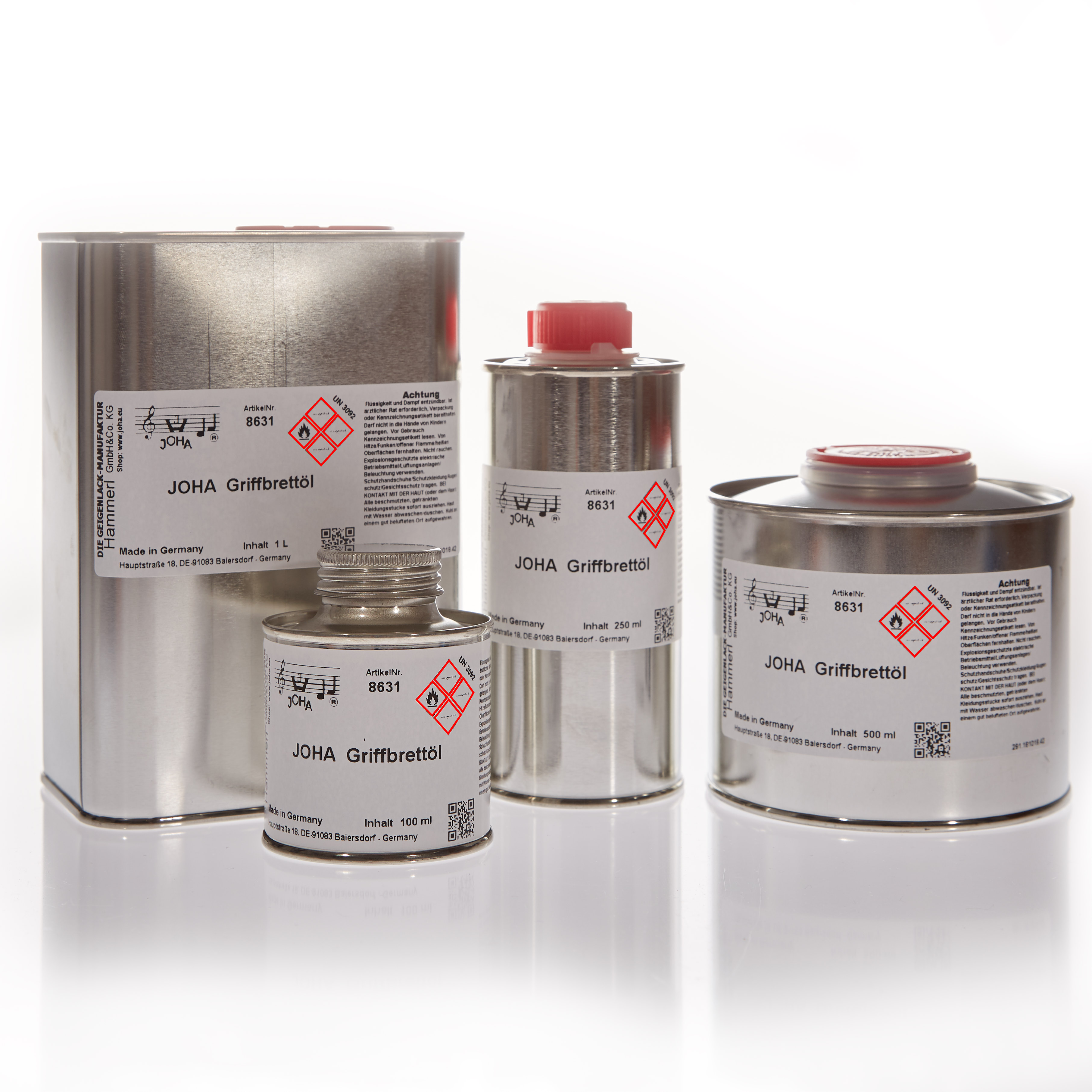 DE-8631 JOHA® Griffbrettöl