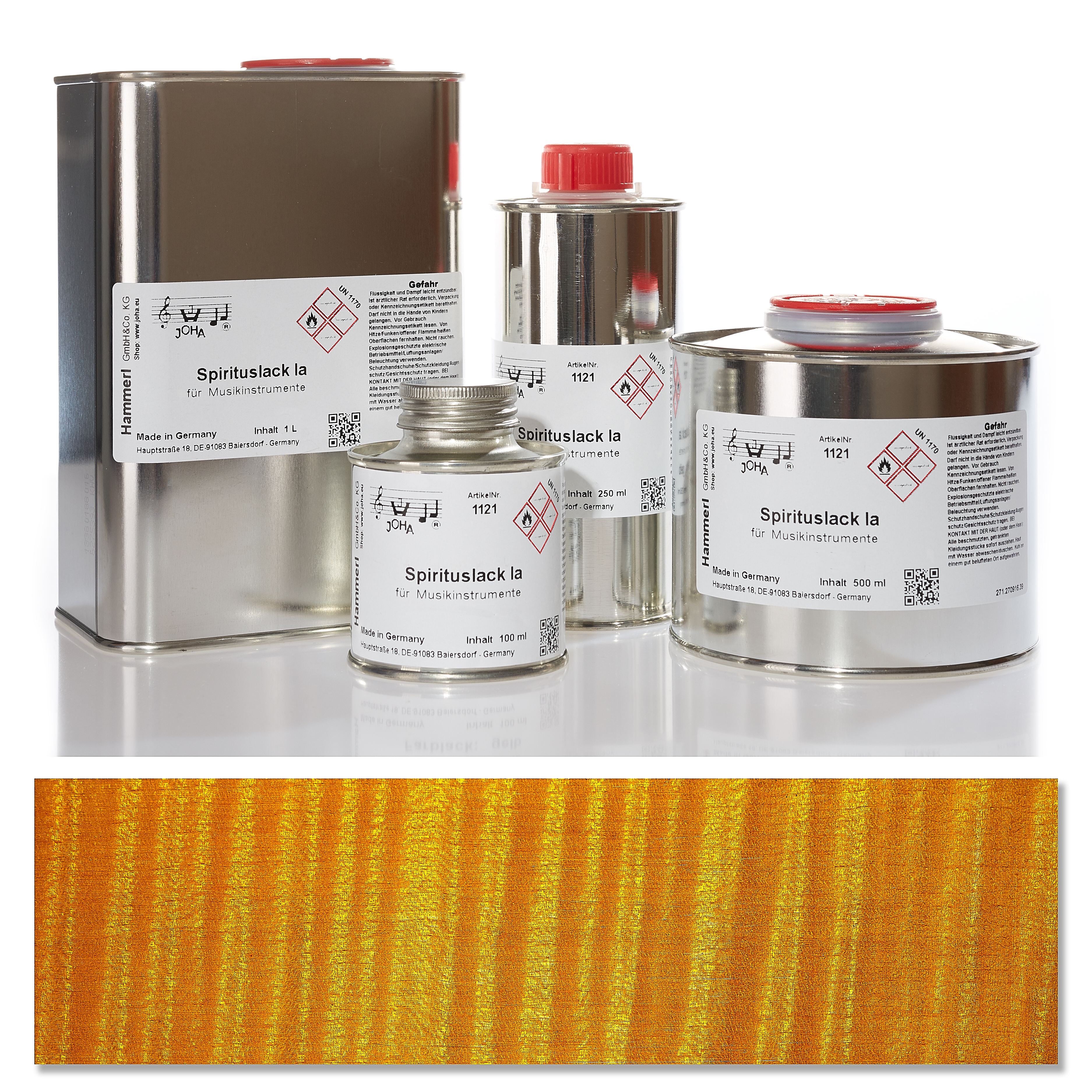 1121 Spirit color varnish Ia, yellow