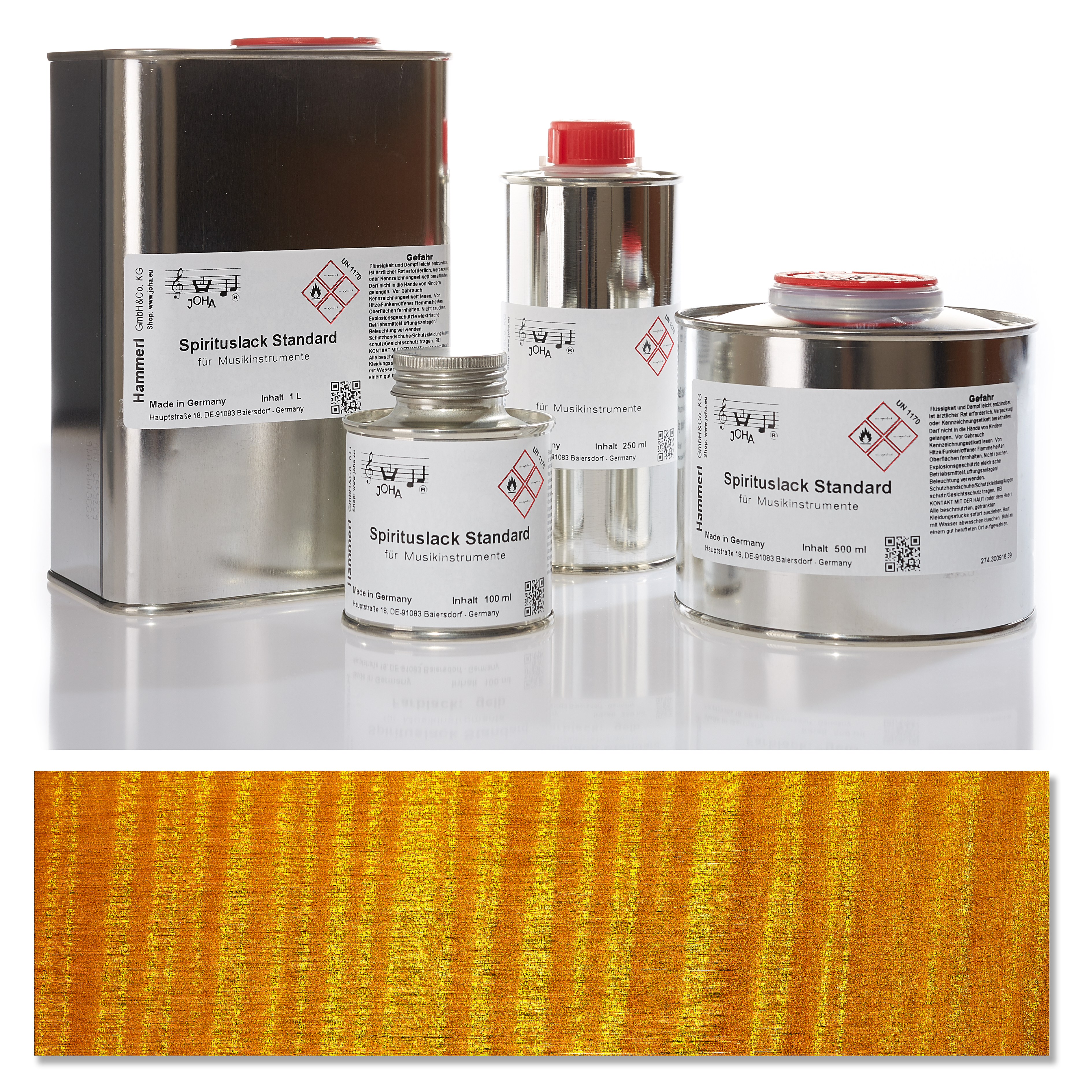 1221 Spirit color varnish standard, yellow