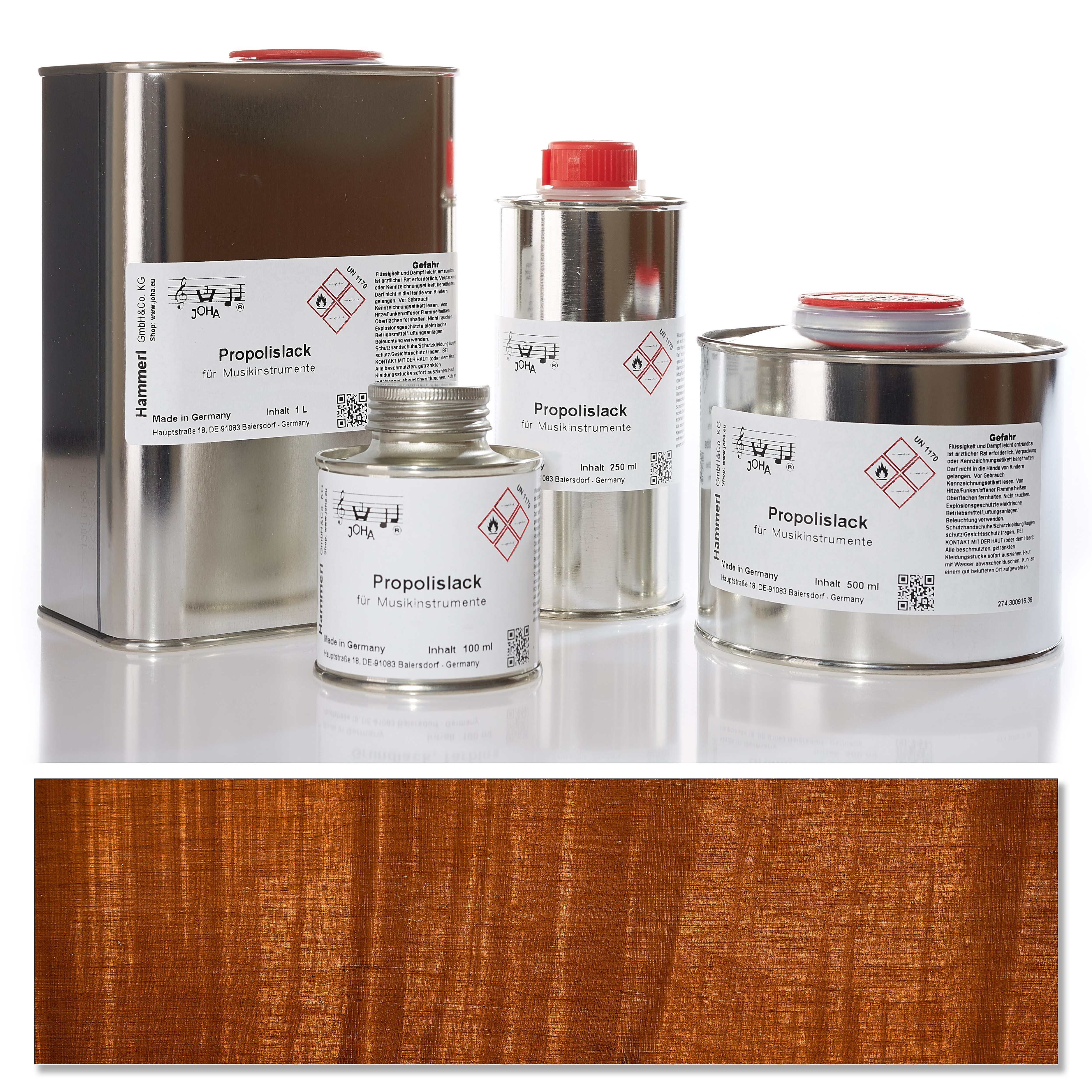 1526 Propolis Farblack, goldbraun