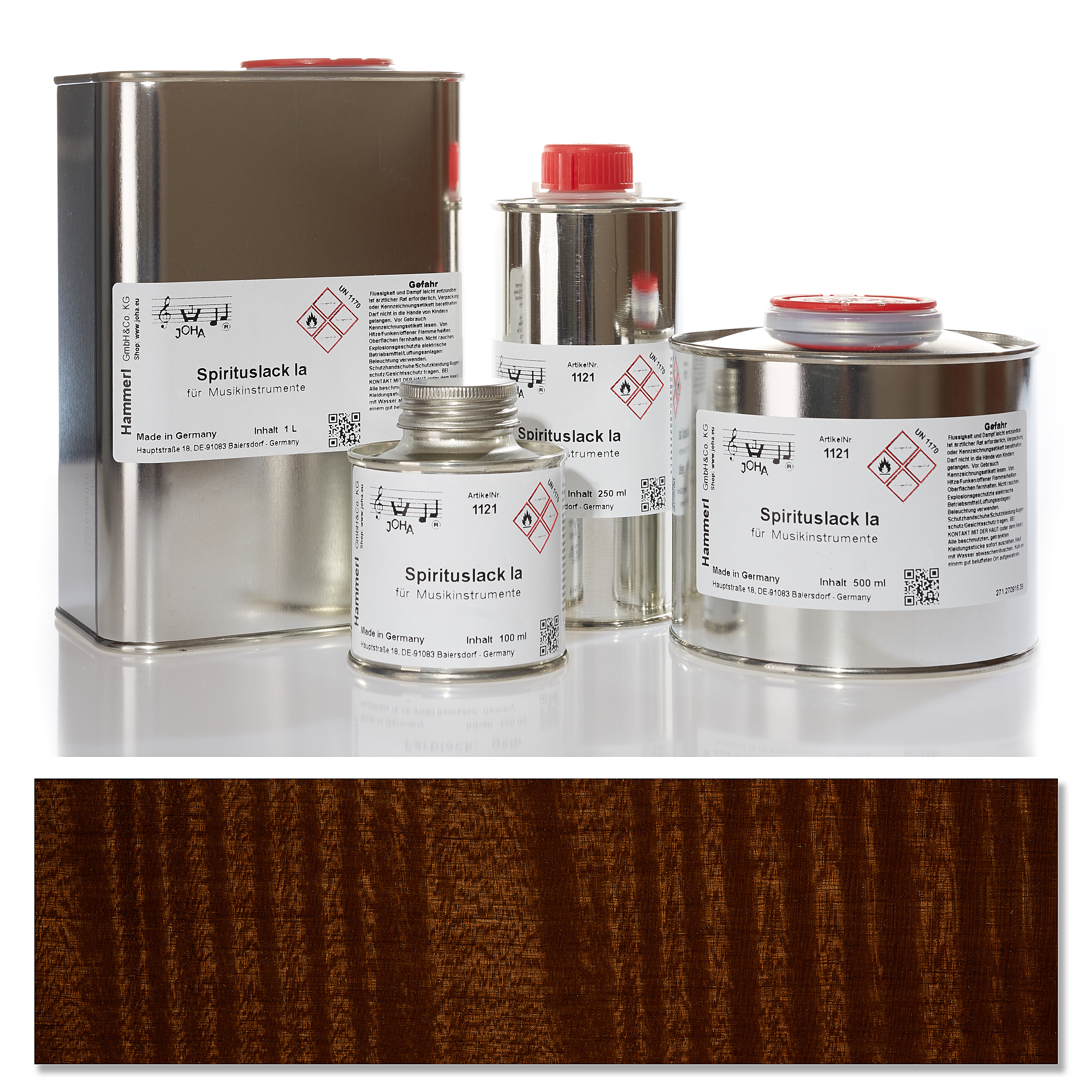 1132 Spirit color varnish Ia, dark brown
