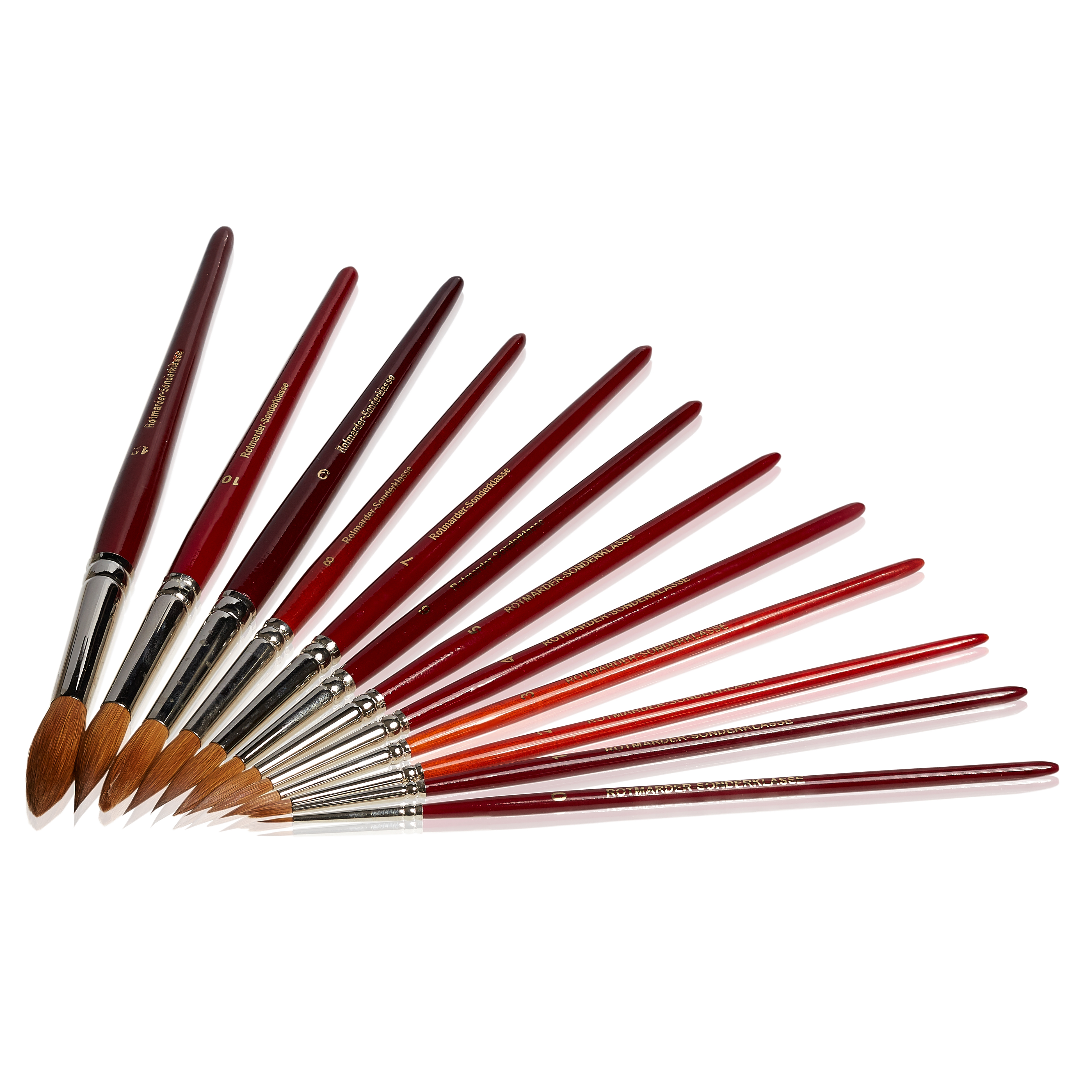 9300 Retouching brush, red sable, pointed