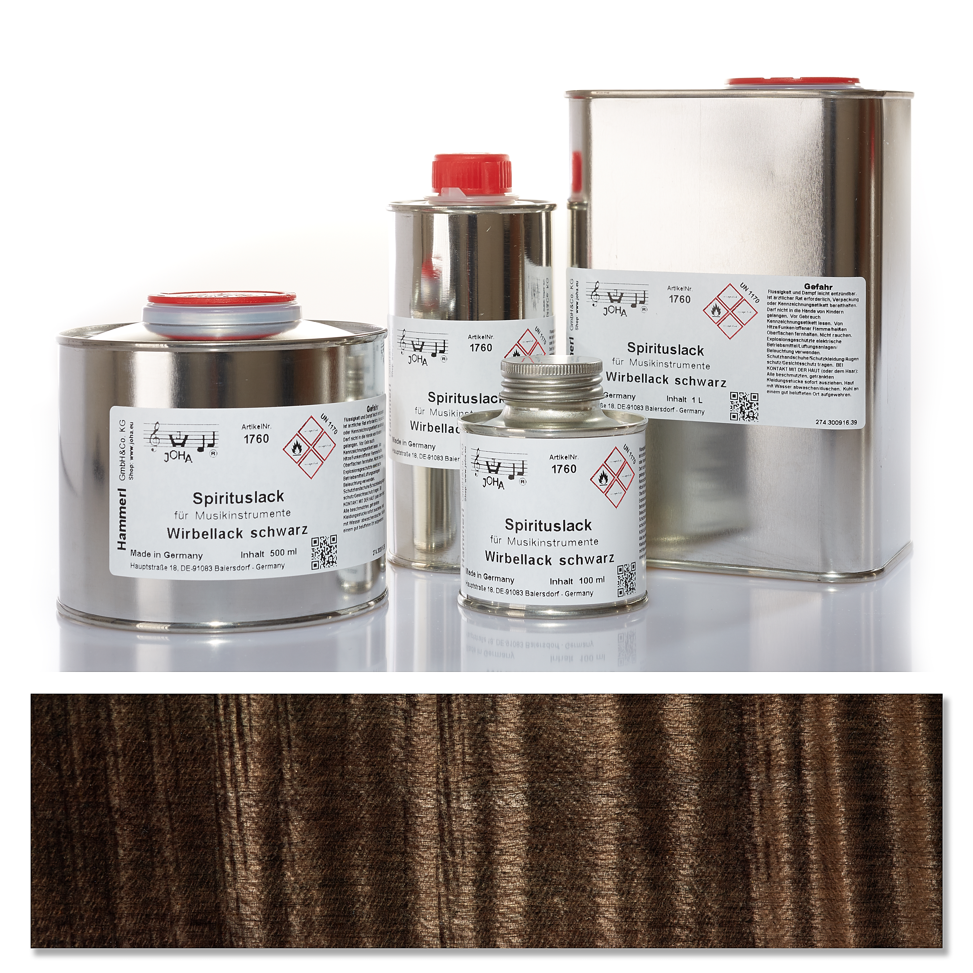 1760 Peg varnish black