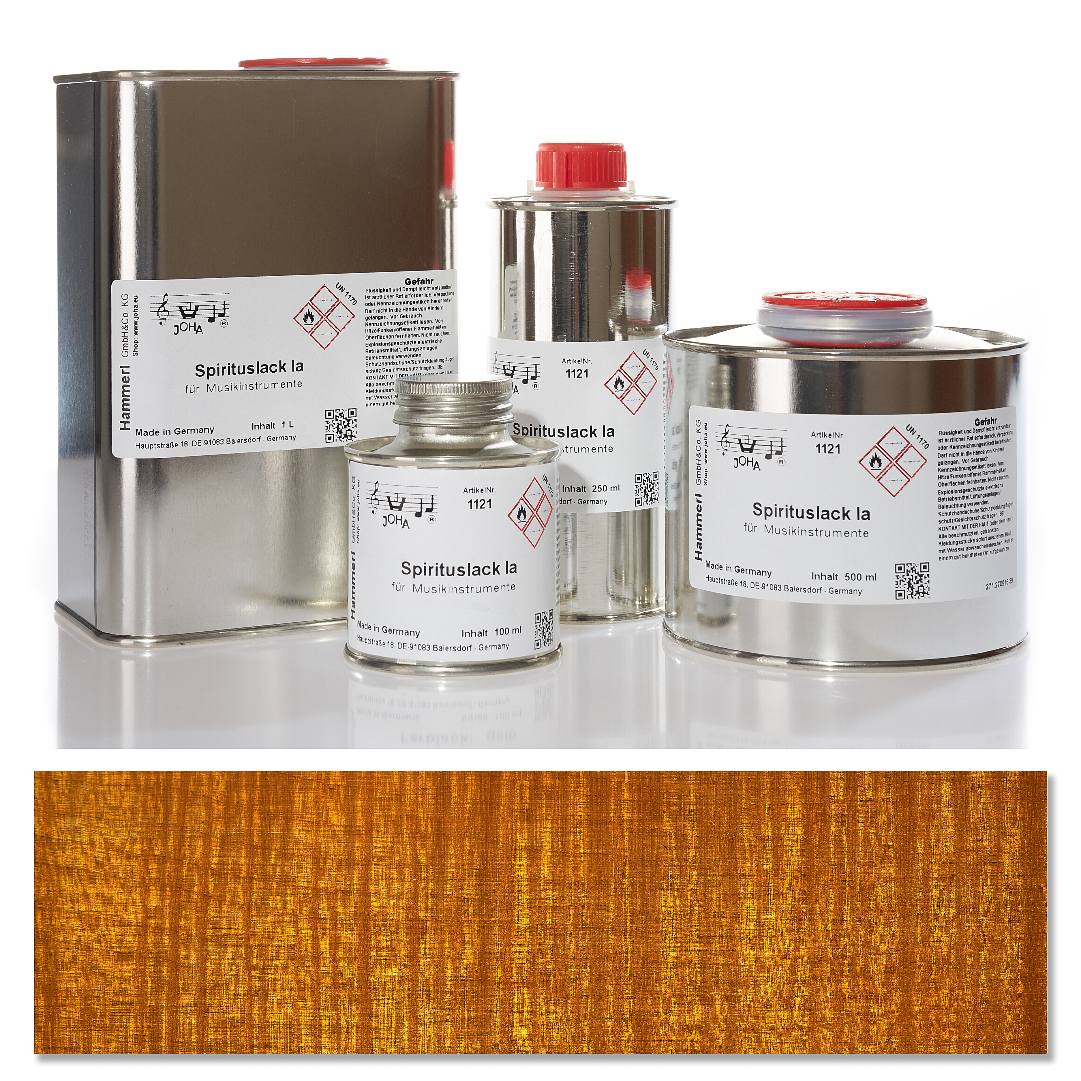 1125 Spirit color varnish Ia, amber