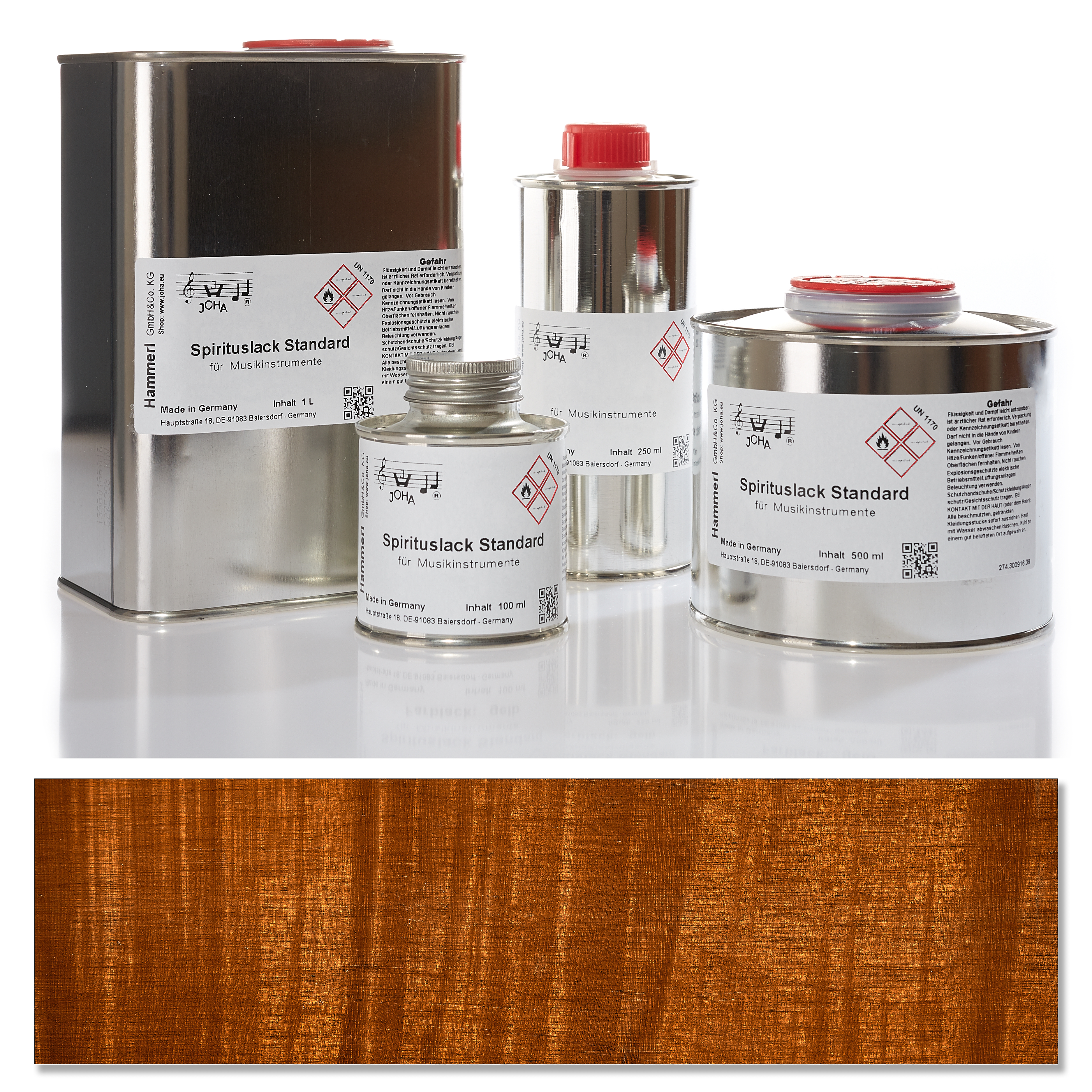 1226 Spirit color varnish standard, golden brown