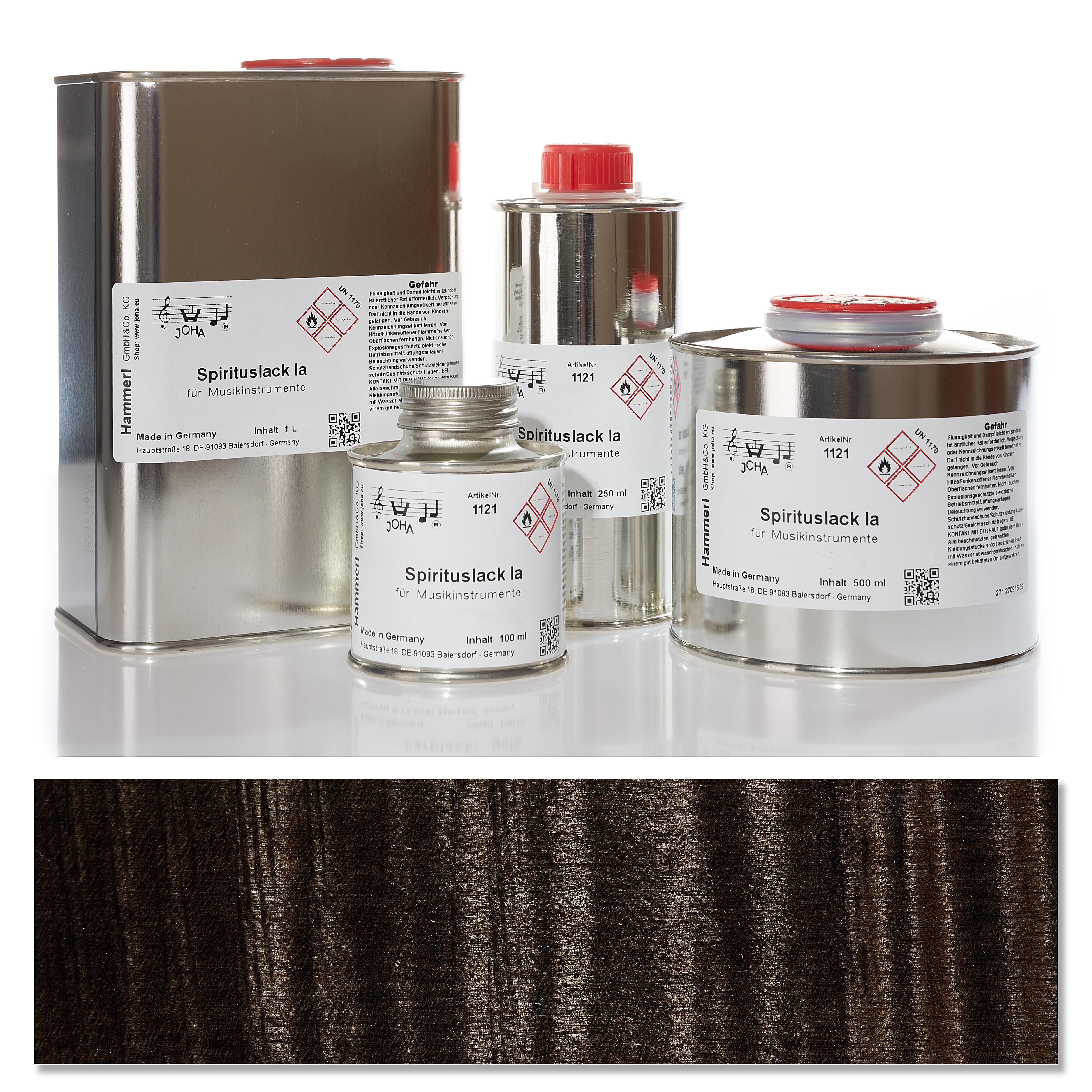 1128 Spirit color varnish Ia, black