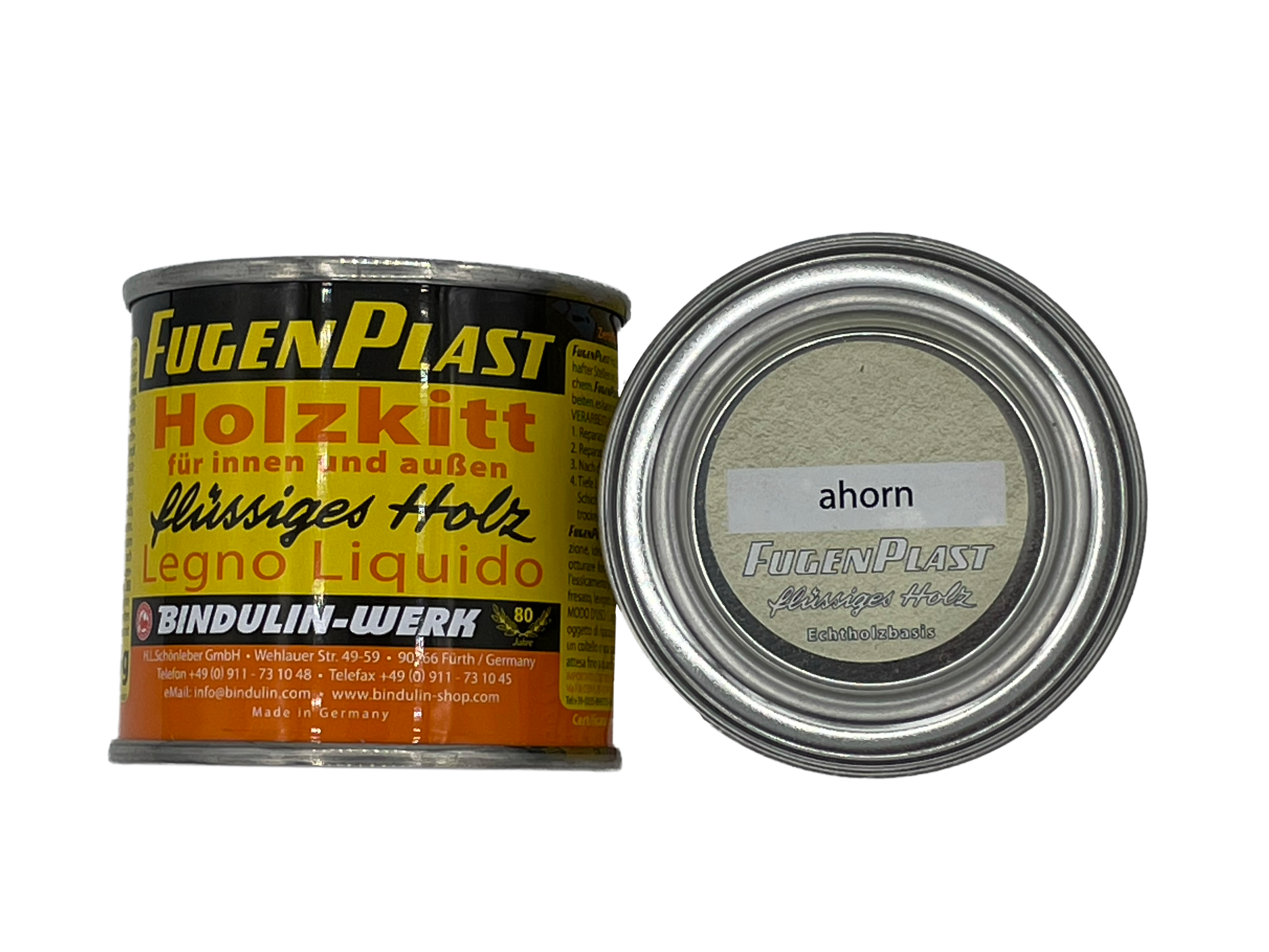 Holzkitt, ahorn