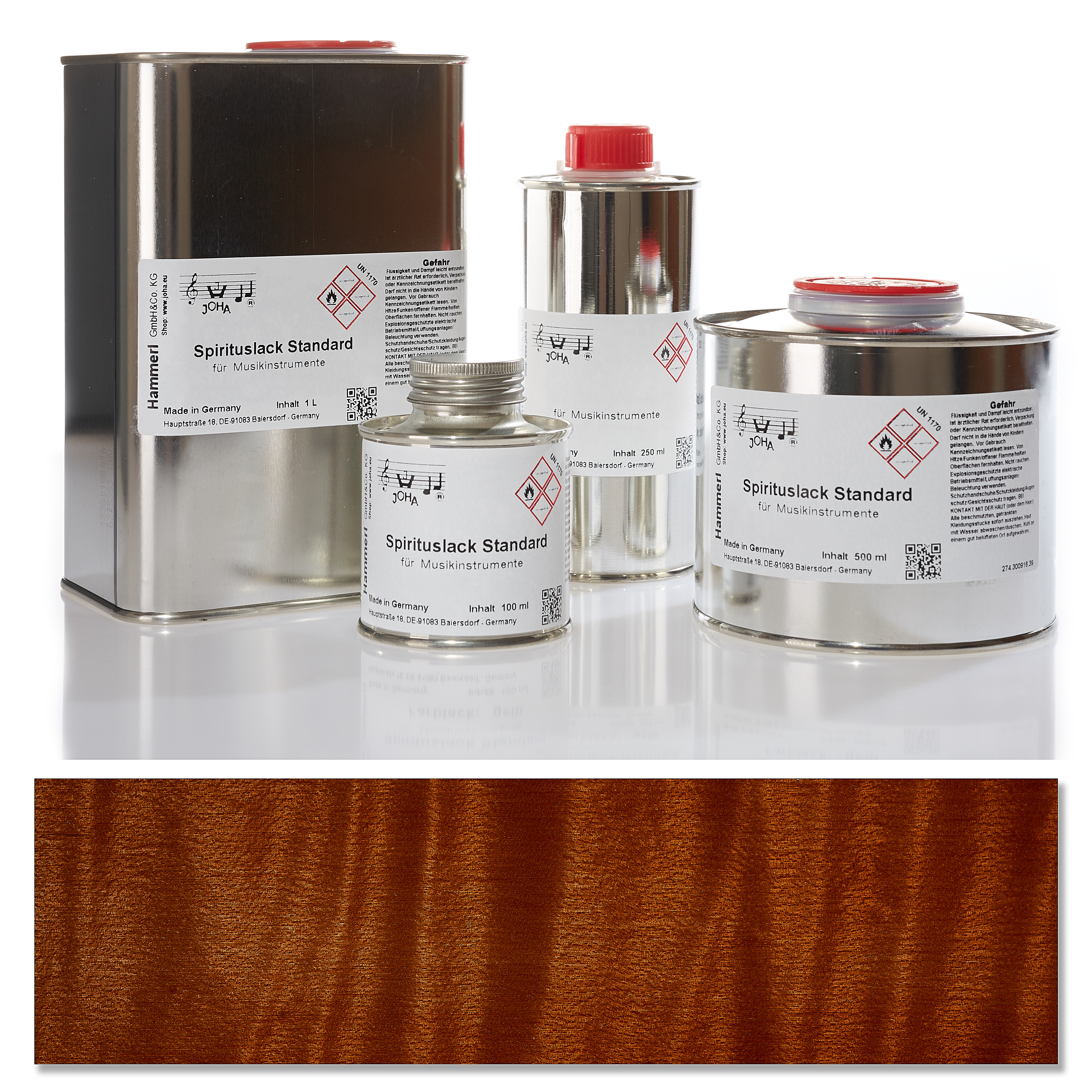 1227 Spirit color varnish standard, red brown
