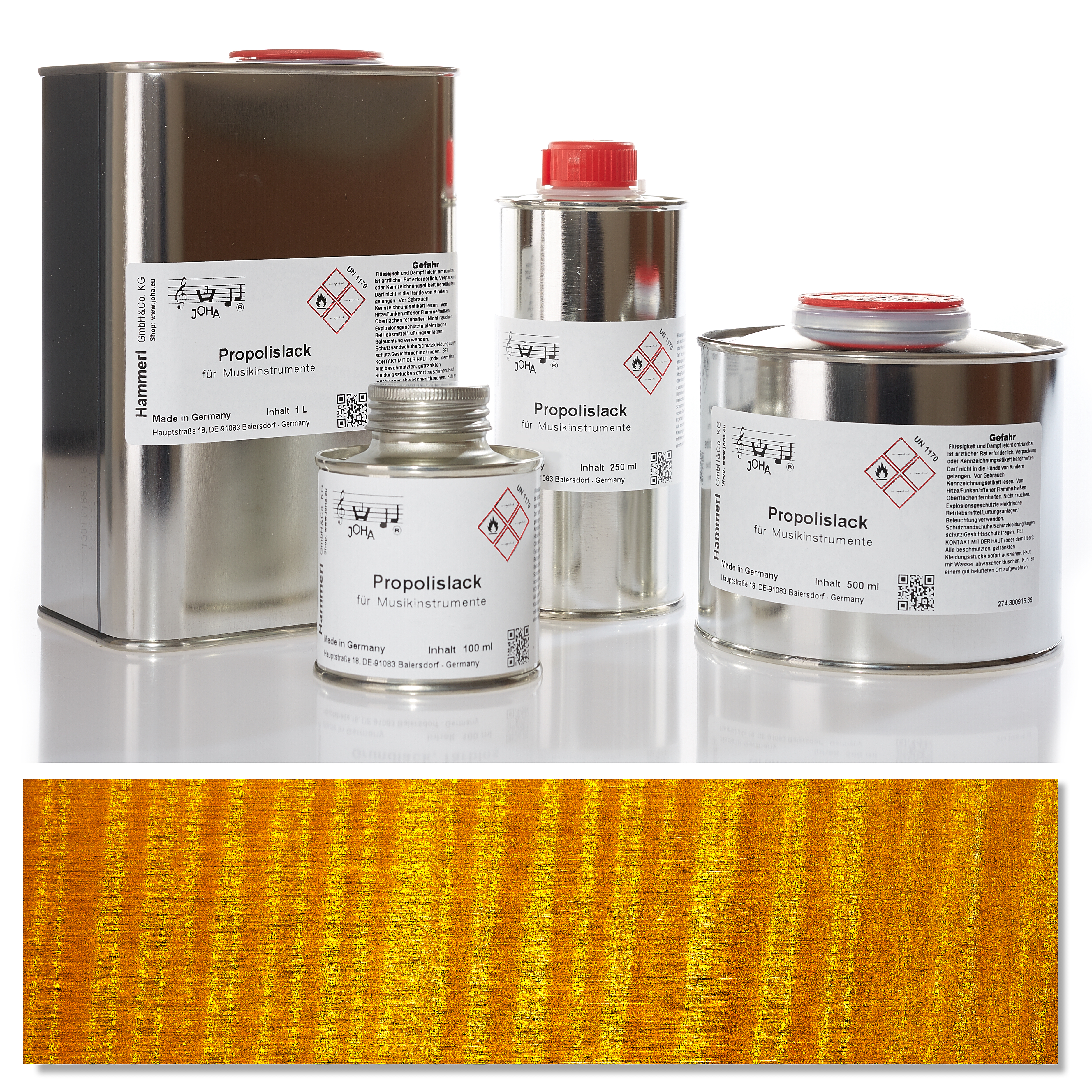 1521 Propolis Farblack, gelb