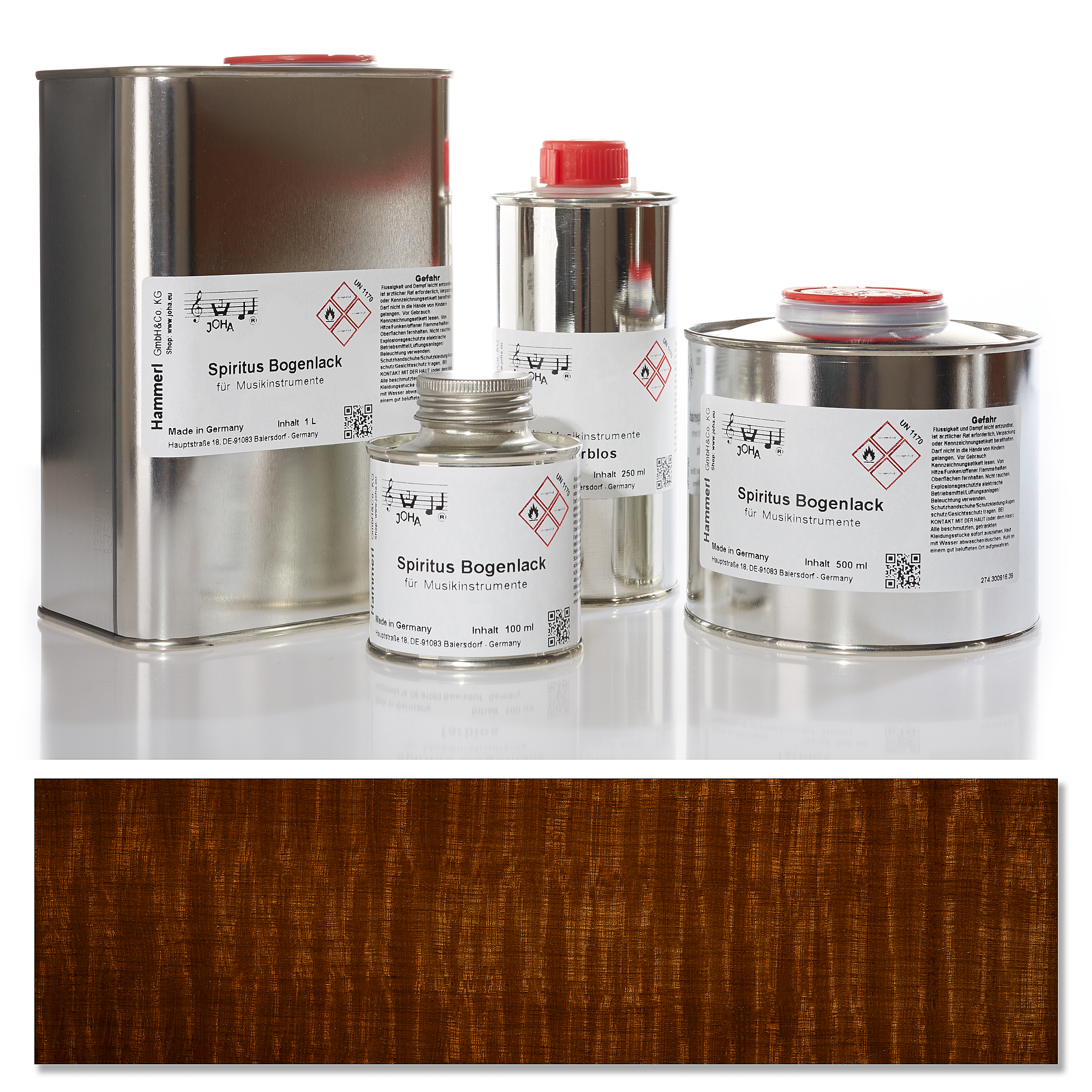 1624 Spirit bow varnish, brown