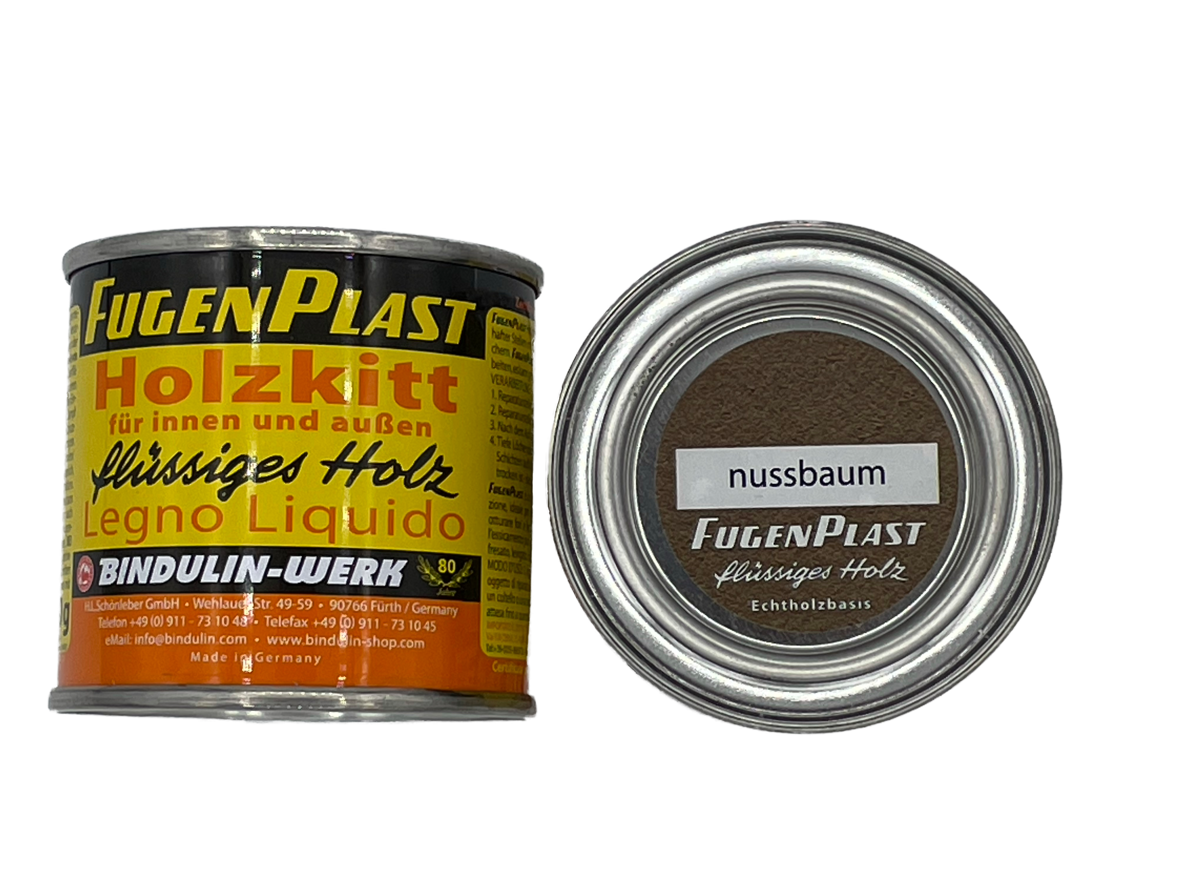 Holzkitt, nussbaum
