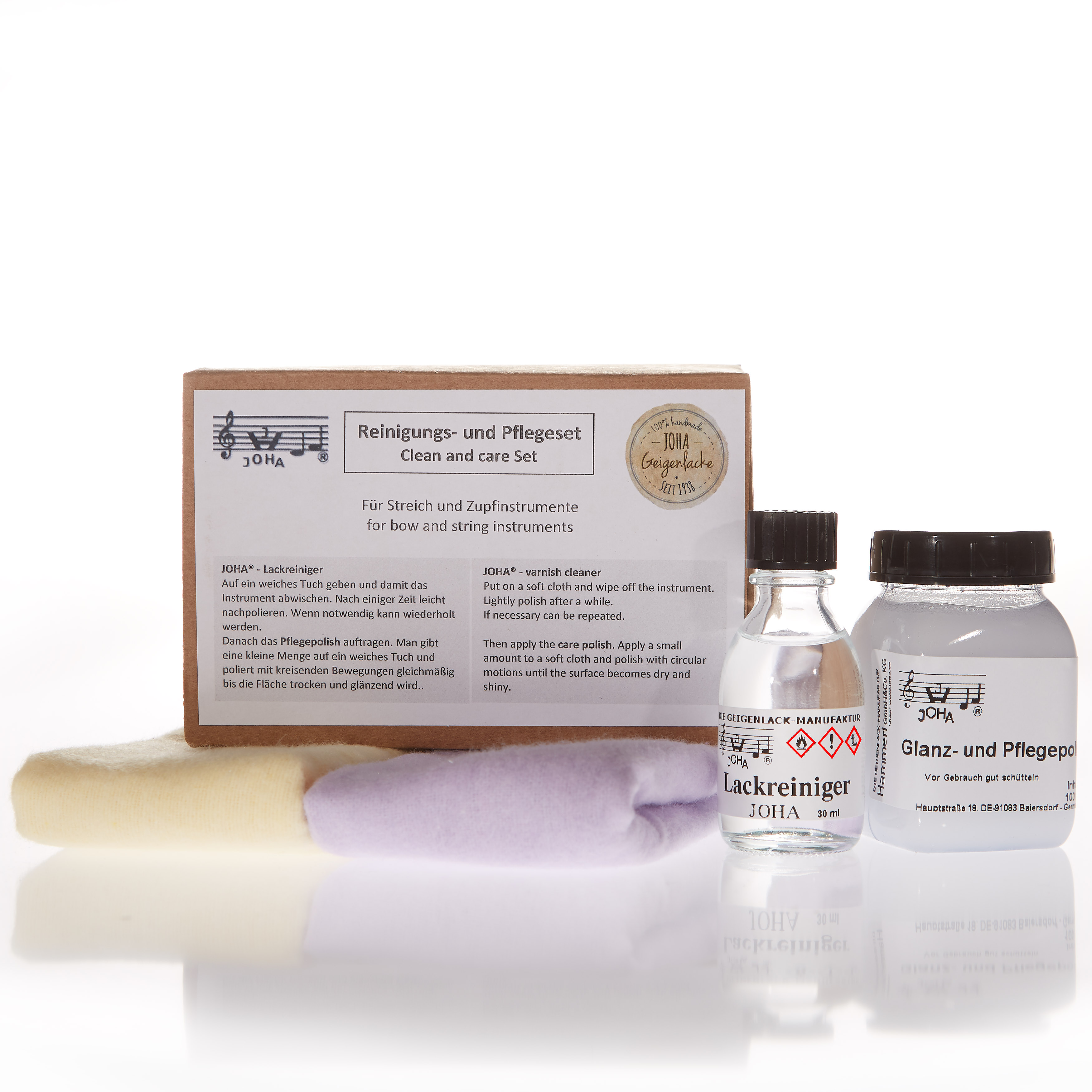 DE-8730 JOHA® Reinigungs- und Pflegeset