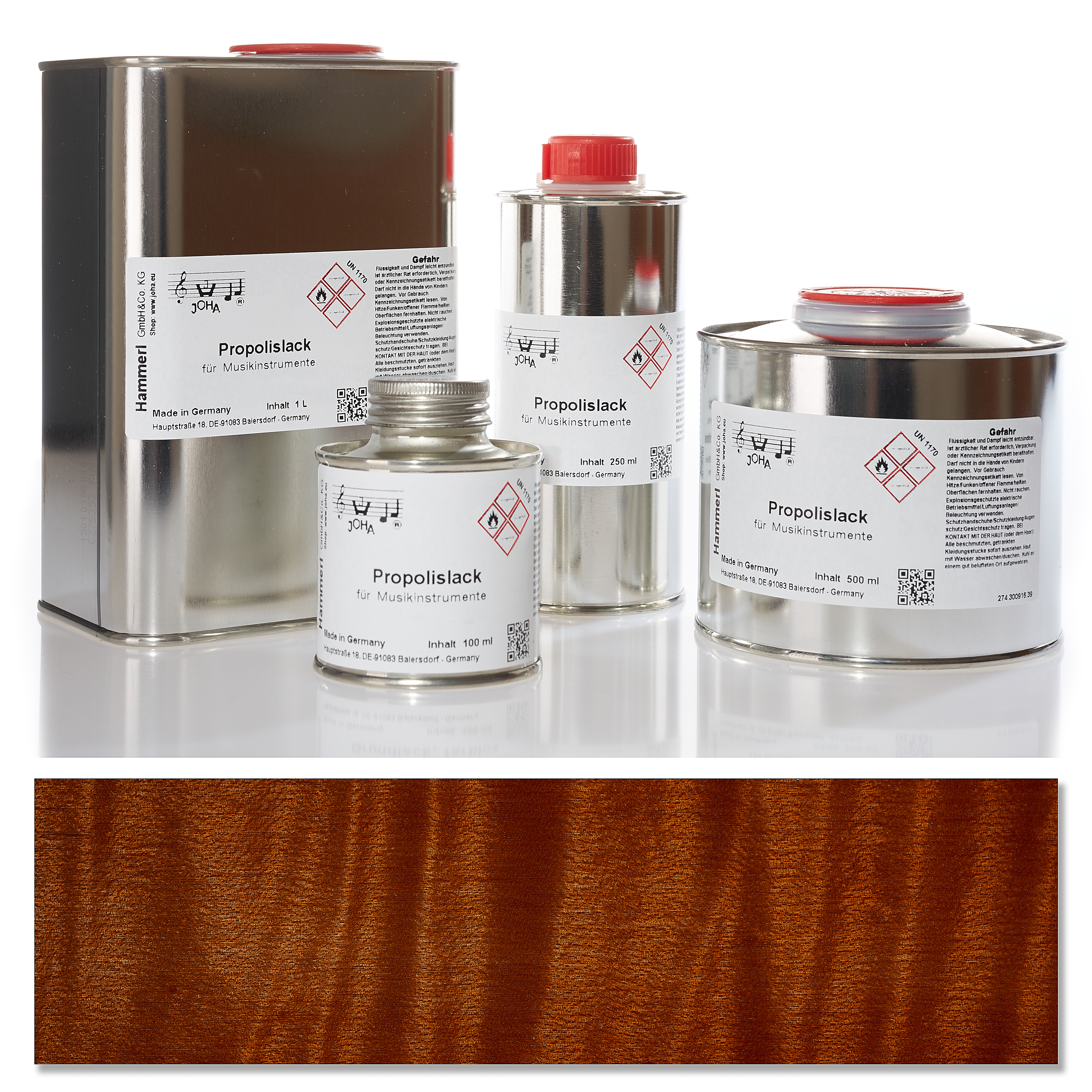 1527 Propolis Farblack, rotbraun