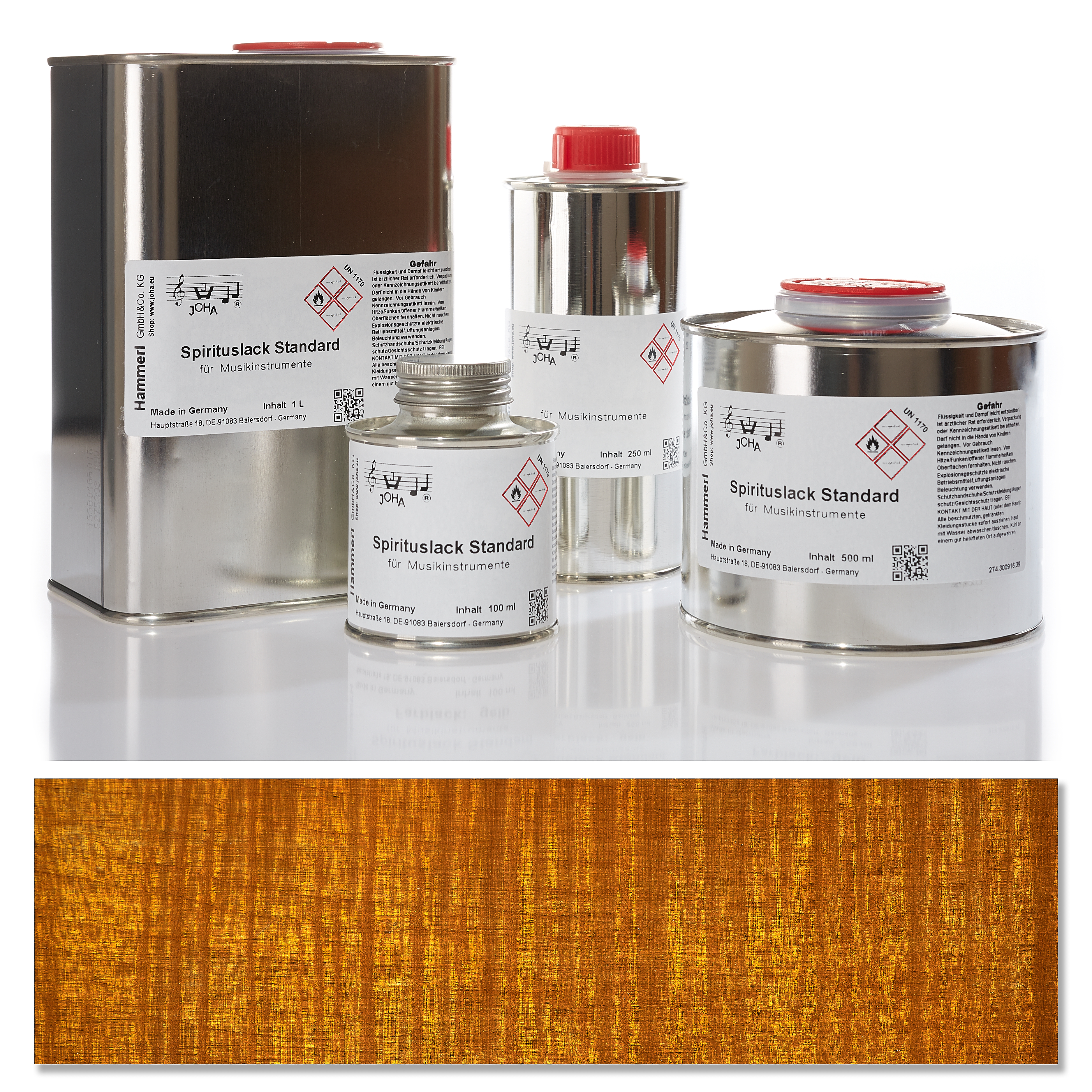 1225 Spirit color varnish standard, amber